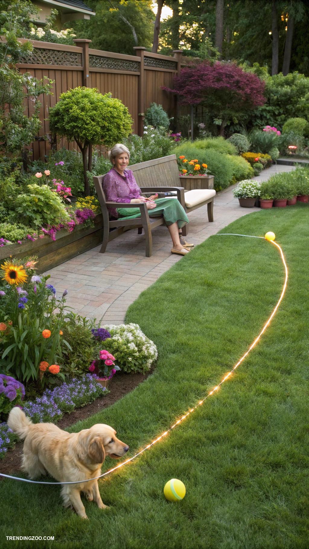 dog proof garden ideas Invisible fencing around garden perimeters