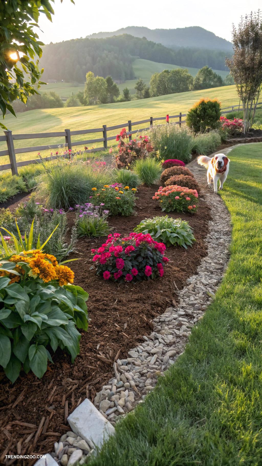 dog proof garden ideas Pet safe mulch options throughout garden