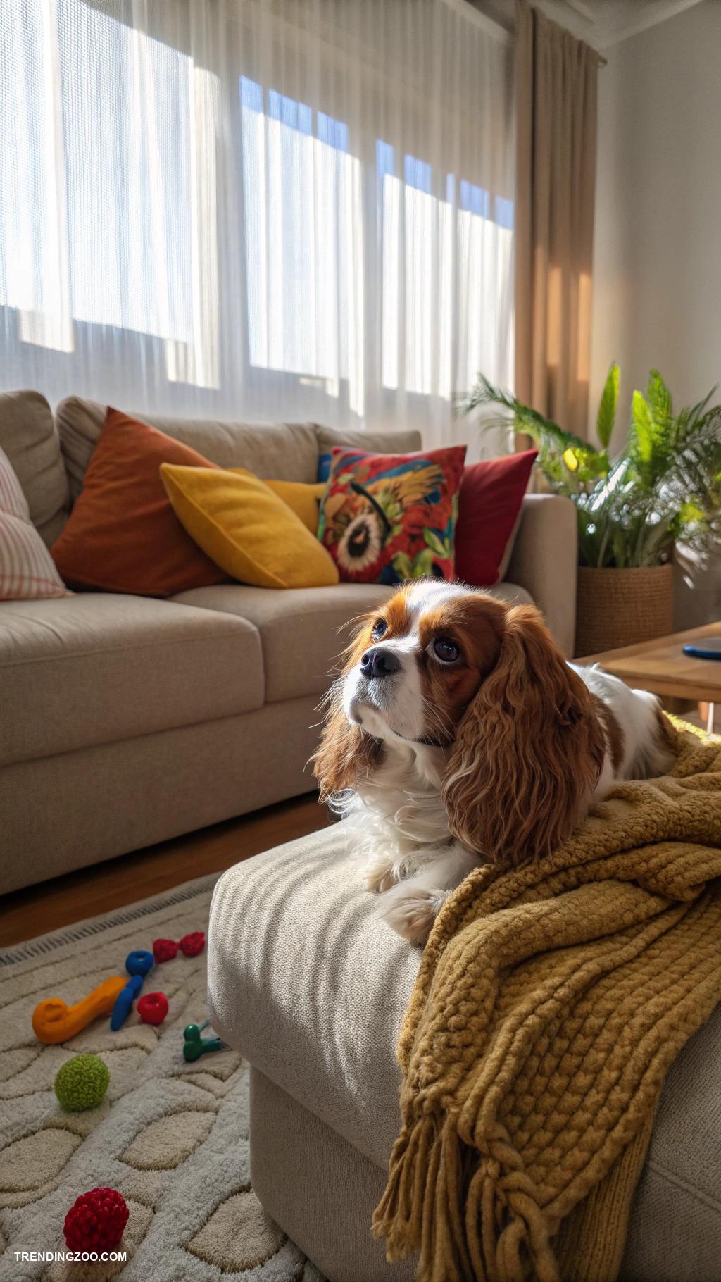 kid friendly dog breeds Easygoing Cavalier King Charles Spaniel for snuggles