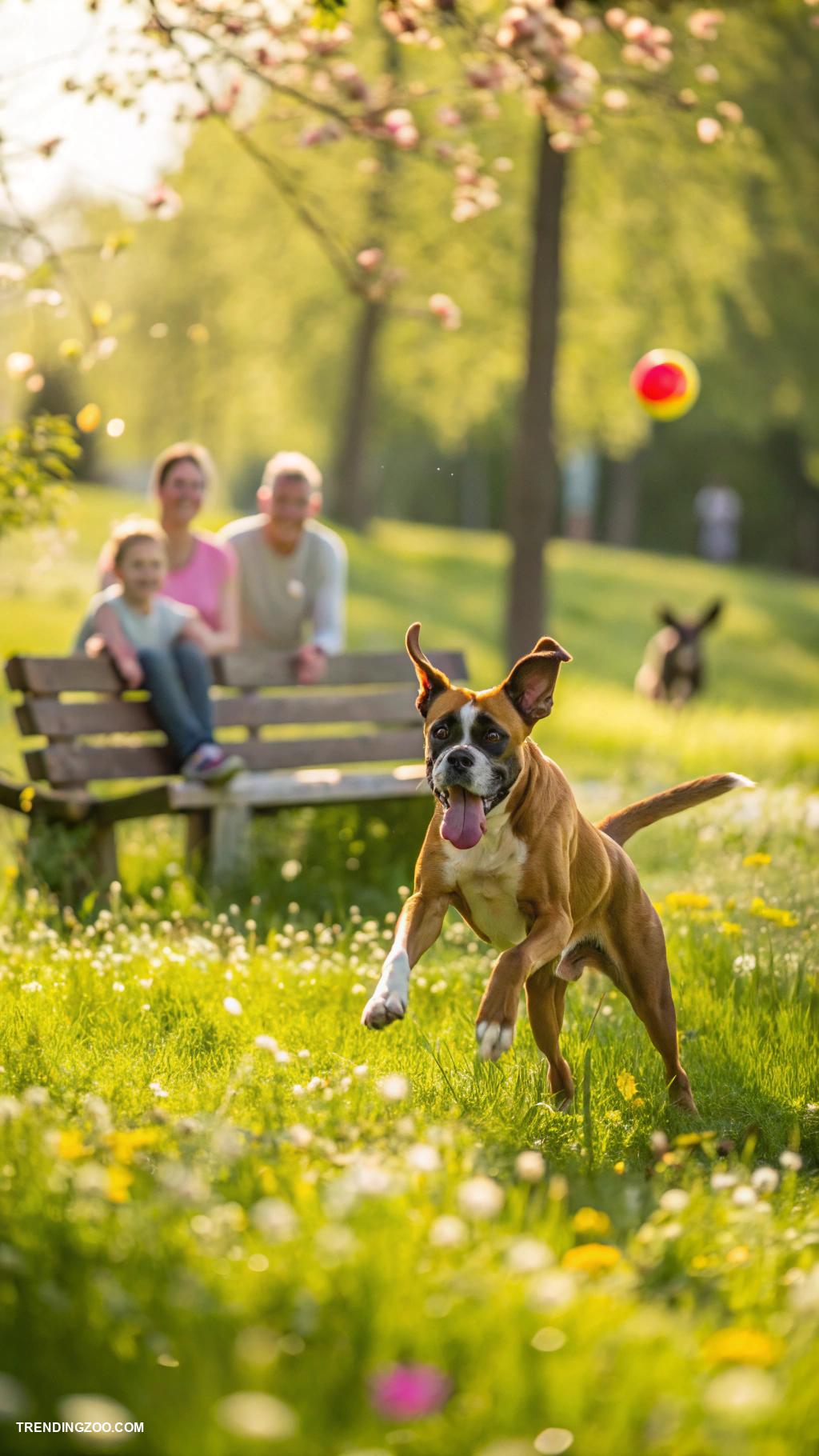 kid friendly dog breeds Lively Boxer for active childrens adventures