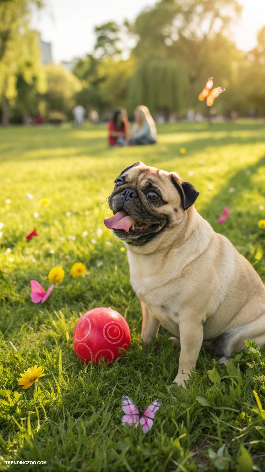 kid friendly dog breeds Sociable Pug with a playful personality