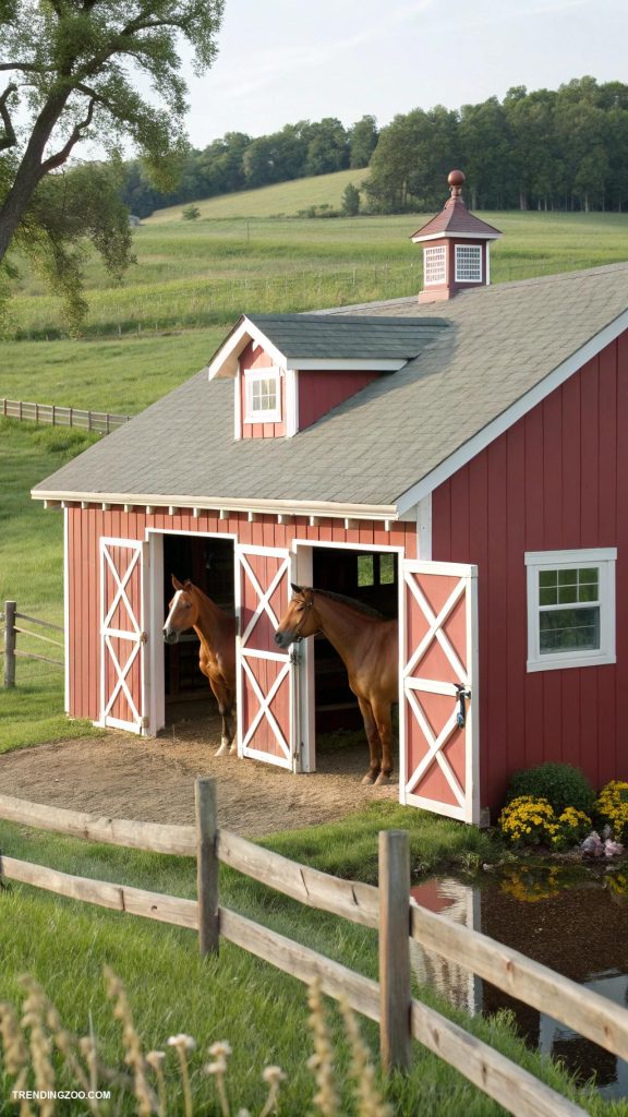simple horse barns Barn with modular add ons for expansion
