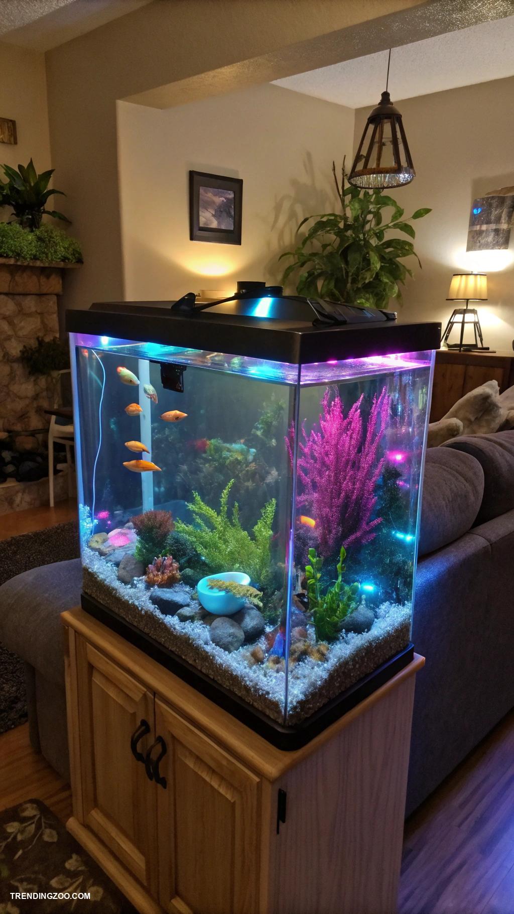 aquarium ideas Aquarium light show synchronized to music