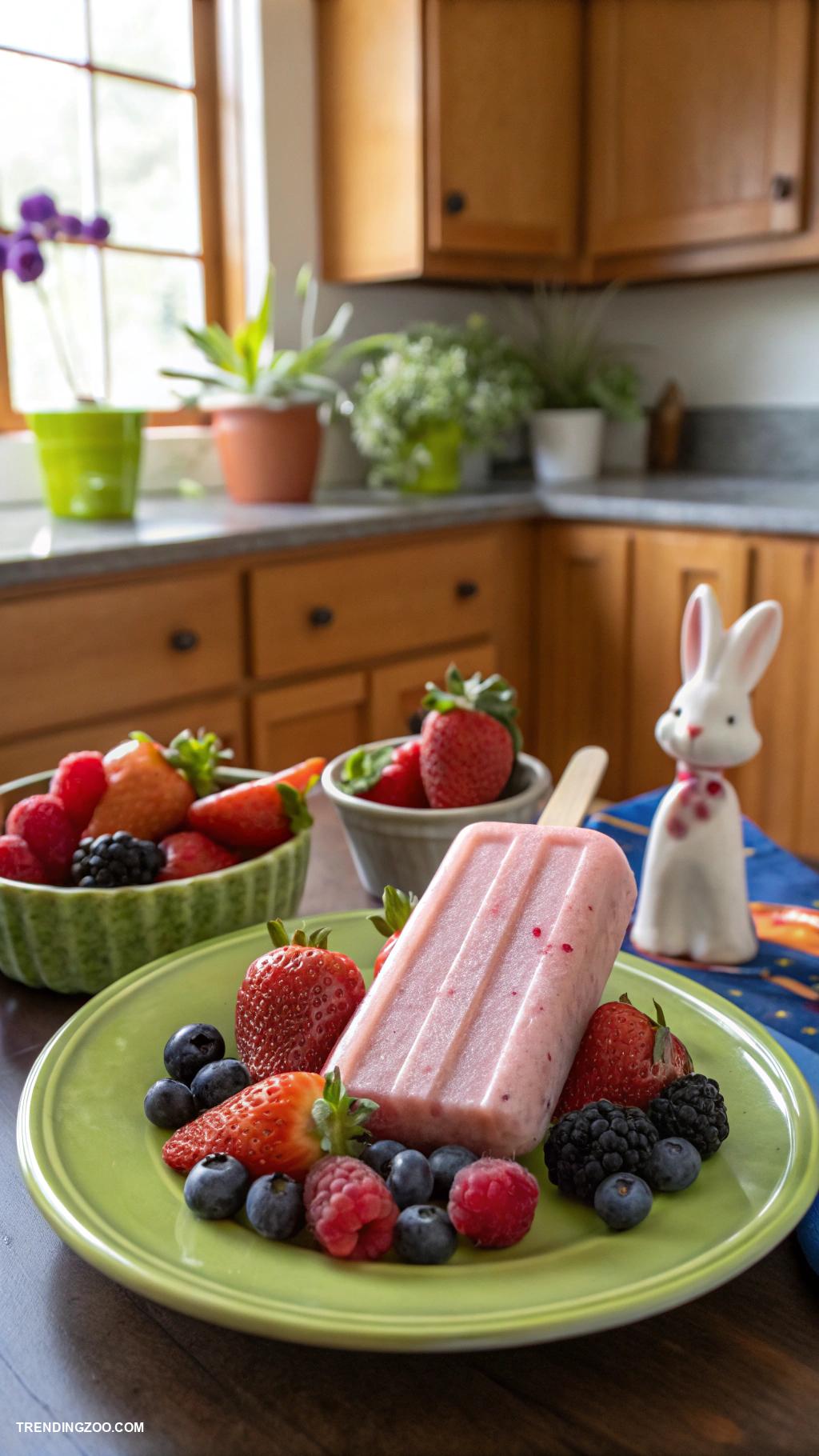 bunny bait recipes Berry yogurt frozen pops