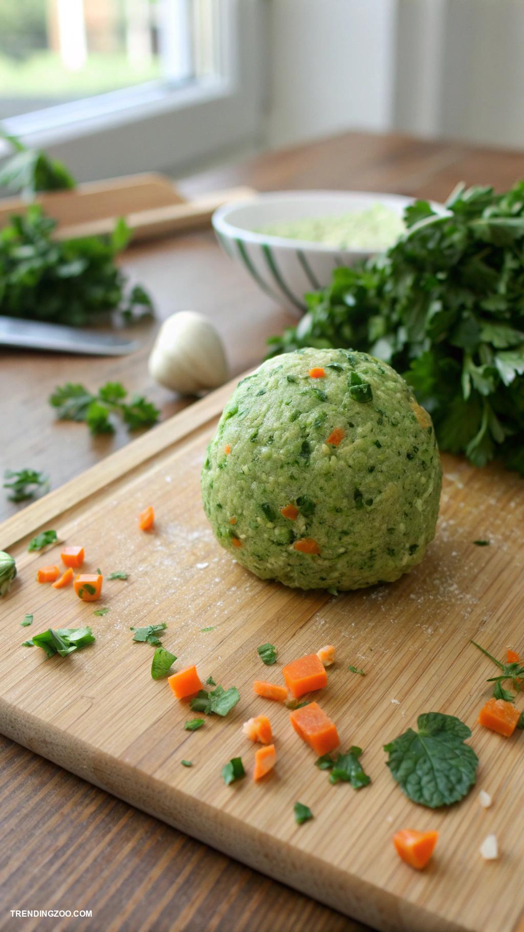 bunny bait recipes Minty fresh green veggie balls