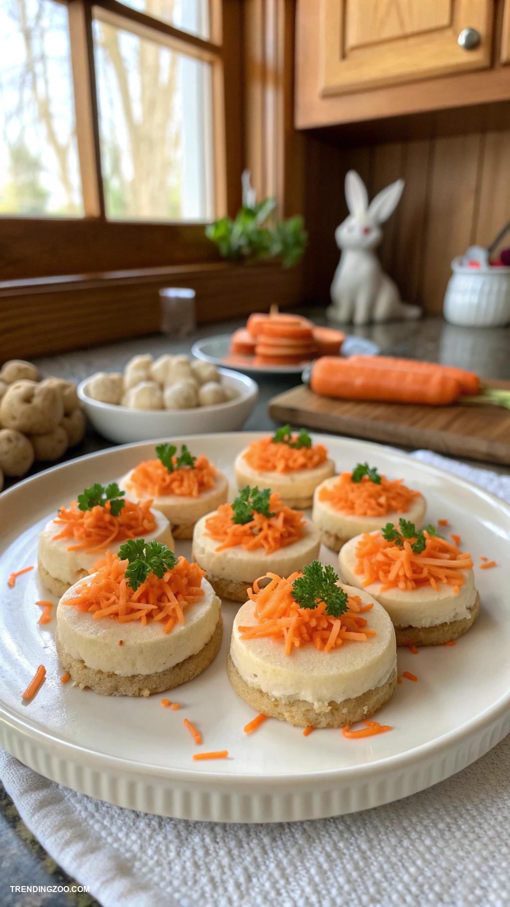 bunny bait recipes Peanut butter and carrot rounds