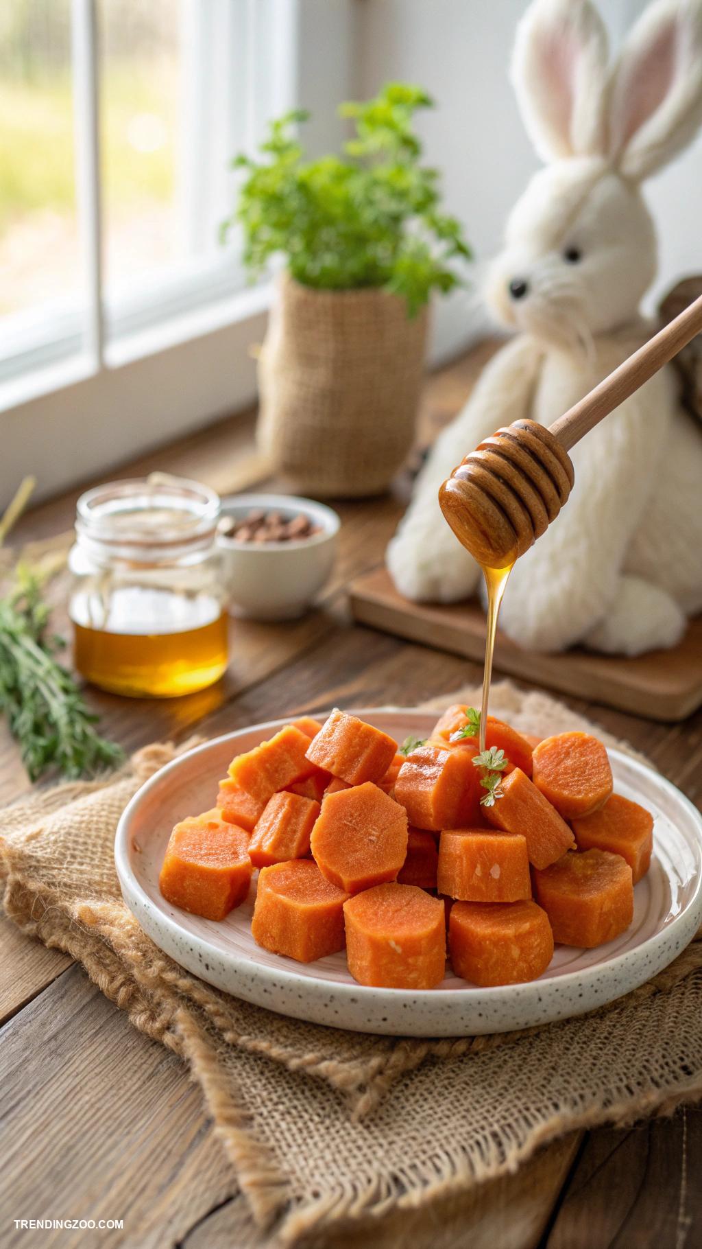 bunny bait recipes Sweet potato chewables with honey