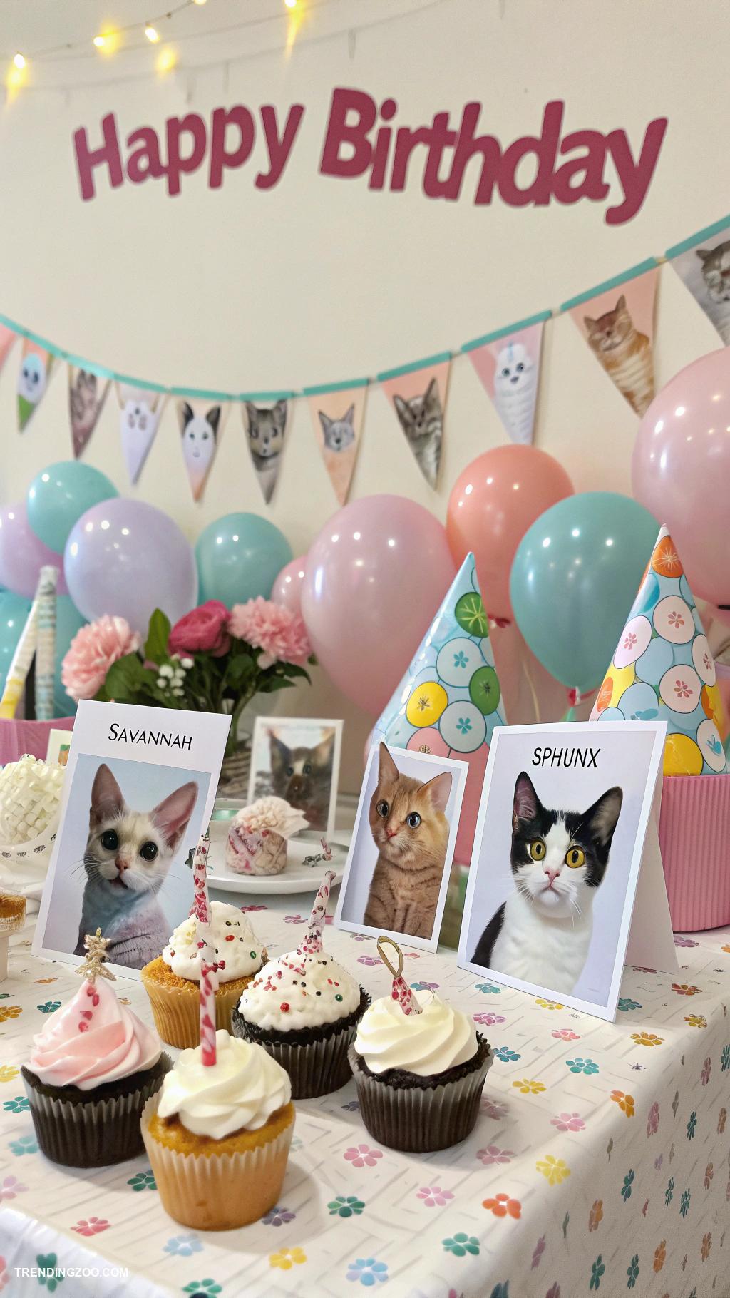 cat themed birthday party Unique cat breed trivia contest