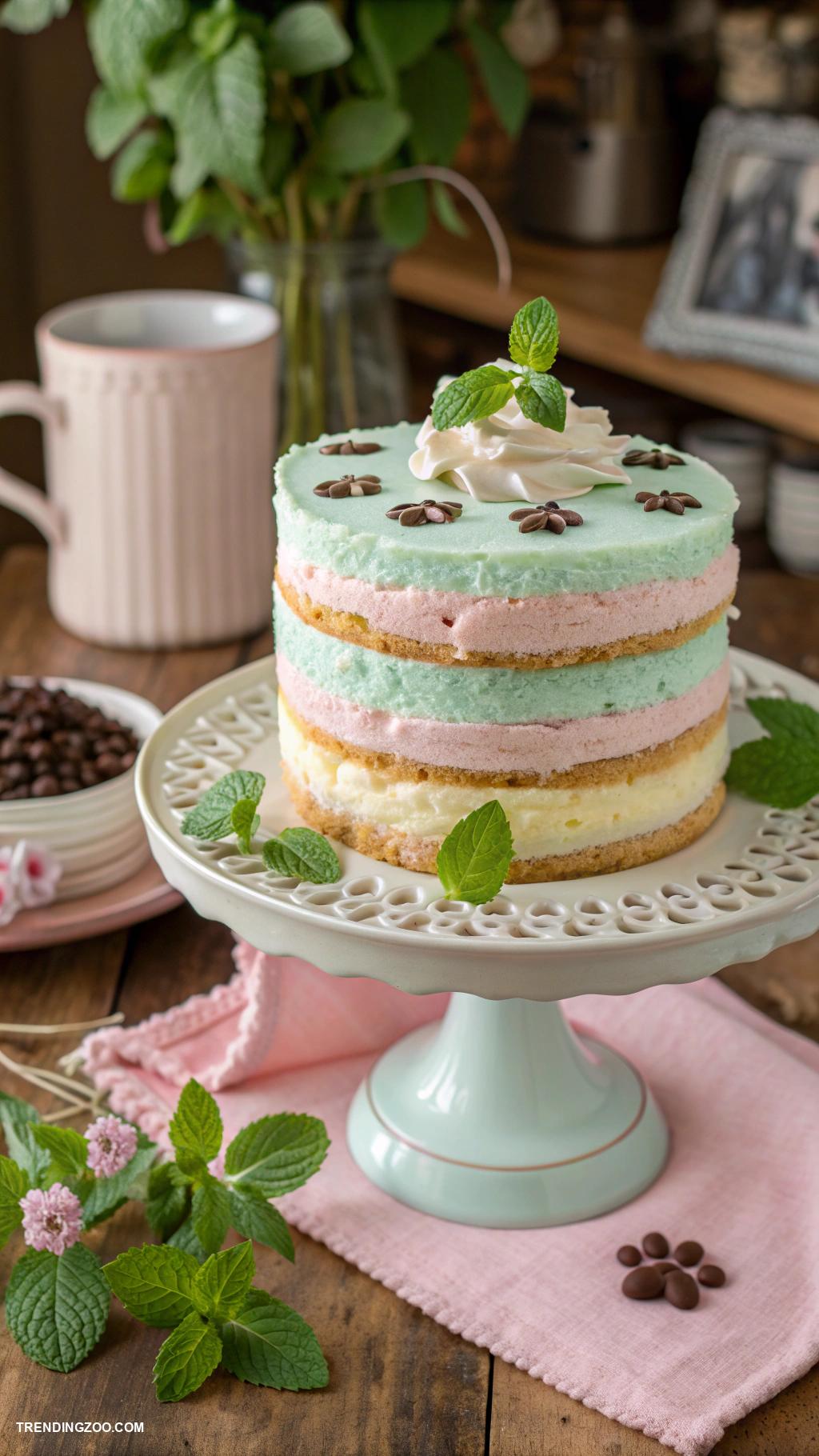 cat themed cake ideas Catnip Filling Layered Cake