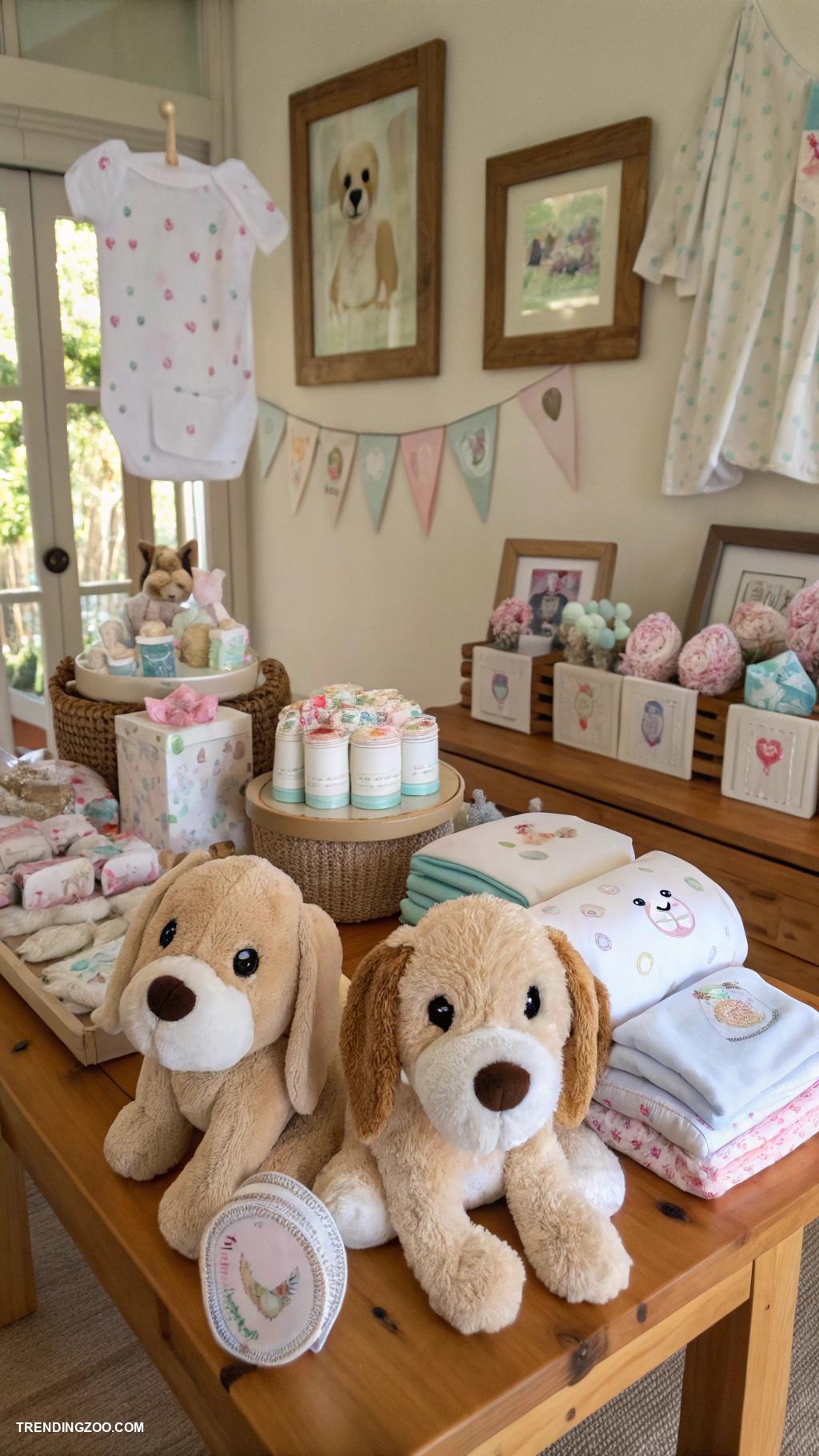 dog themed baby shower ideas Adoption themed baby gift registry options