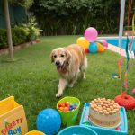 dog themed birthday party Fetch and play treasure hunt