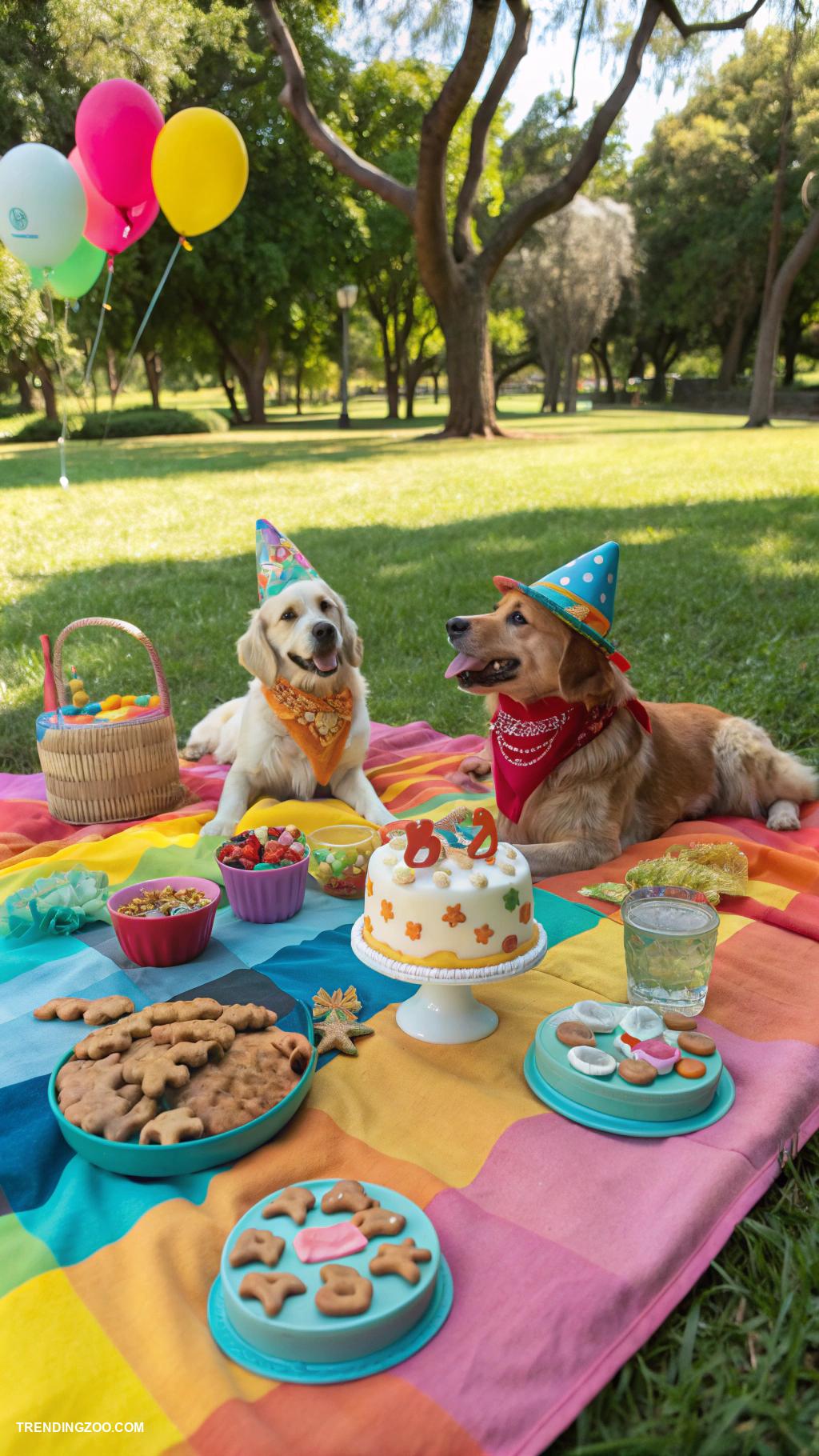 dog themed birthday party Pup friendly picnic in the park