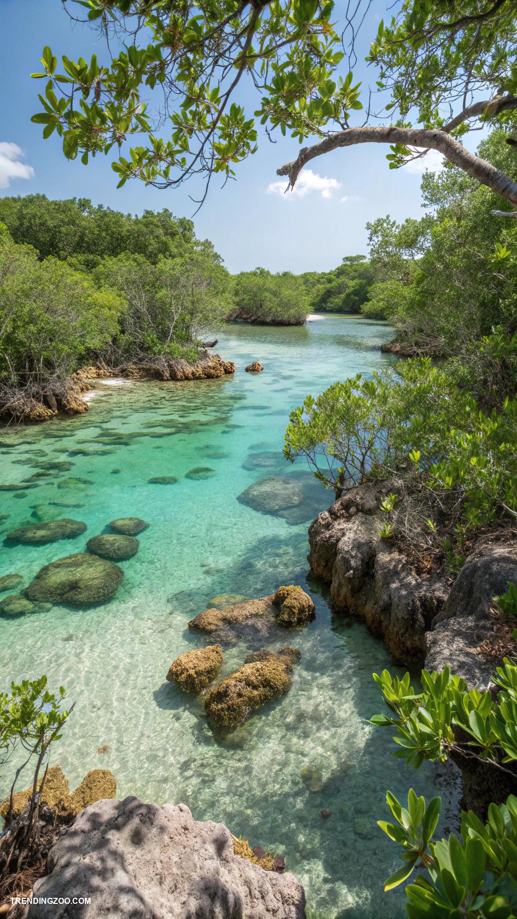 hermit crab habitat ideas Aquatic plant filled lagoon habitat