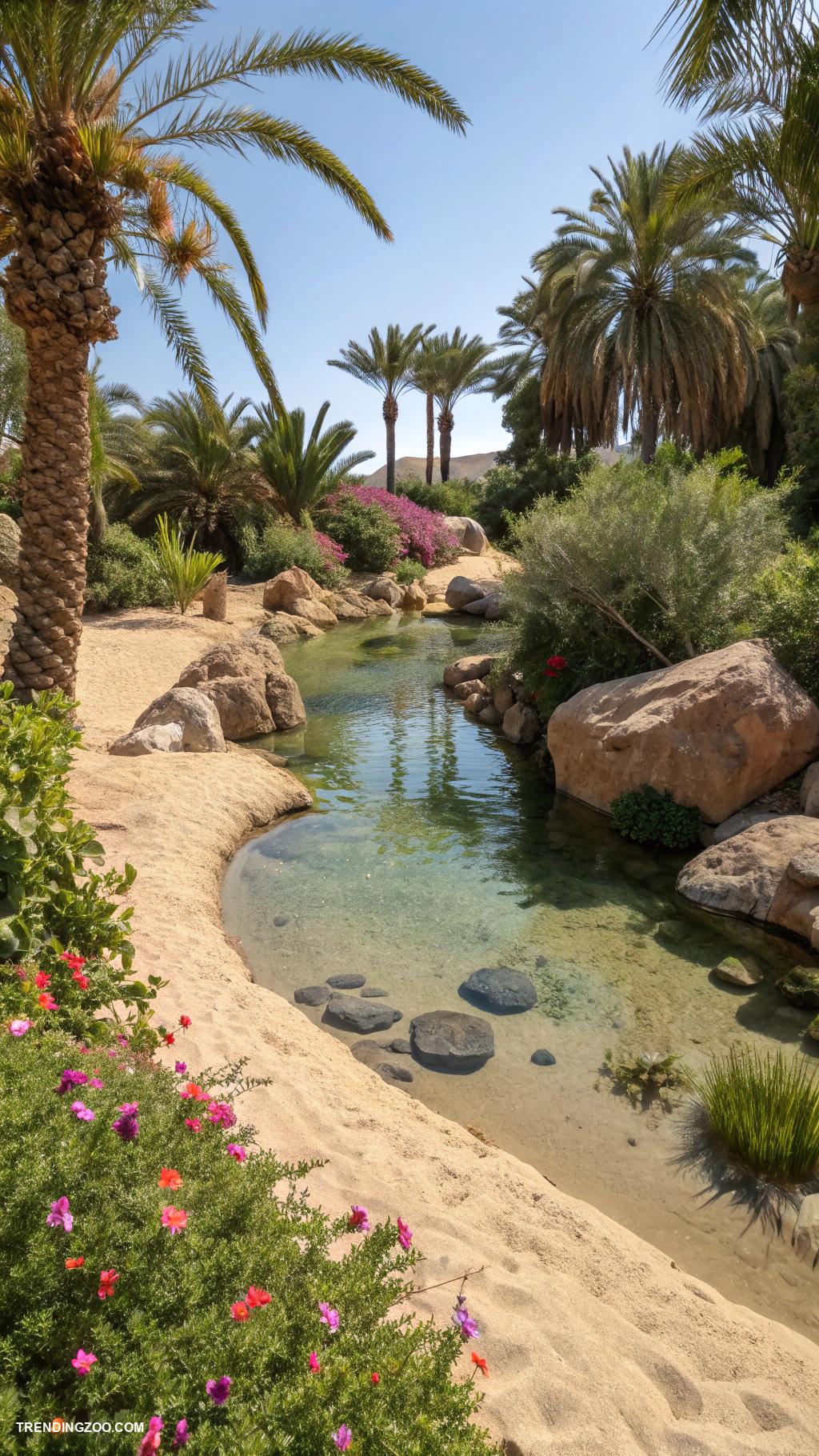 hermit crab habitat ideas Desert oasis with tiny water features