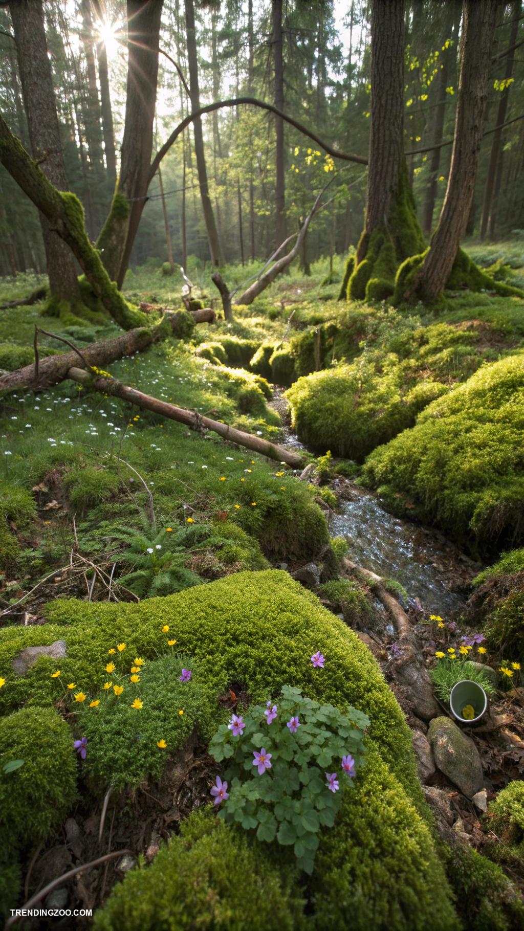 hermit crab habitat ideas Forest floor habitat with moss and twigs