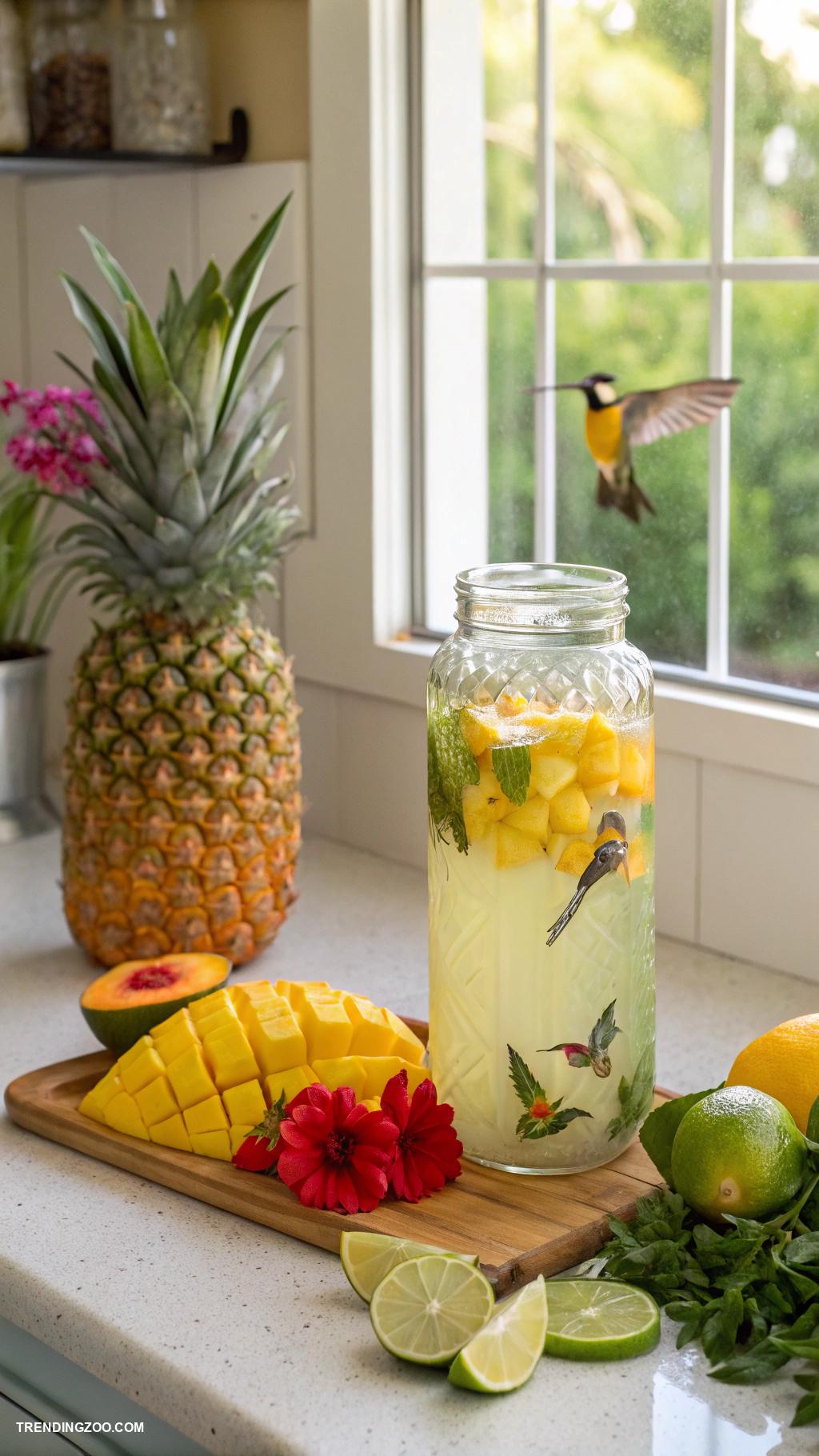 hummingbird nectar recipe Create tropical nectar with coconut water