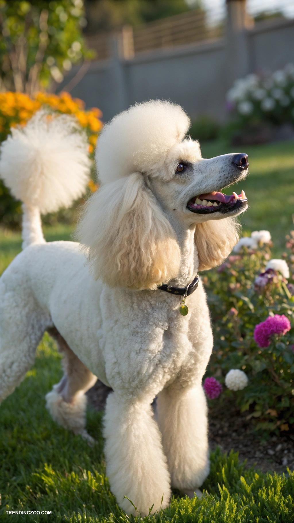 standard poodle haircuts Classic Puppy Cut with Fluffy Tail