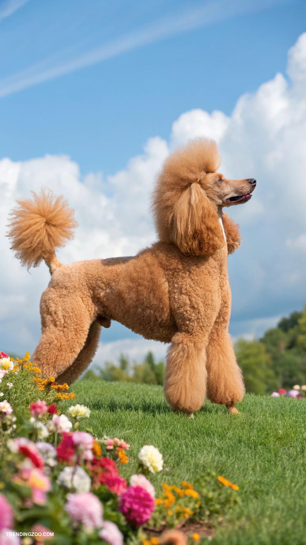 standard poodle haircuts Short Tails with Fluffy Body Trim
