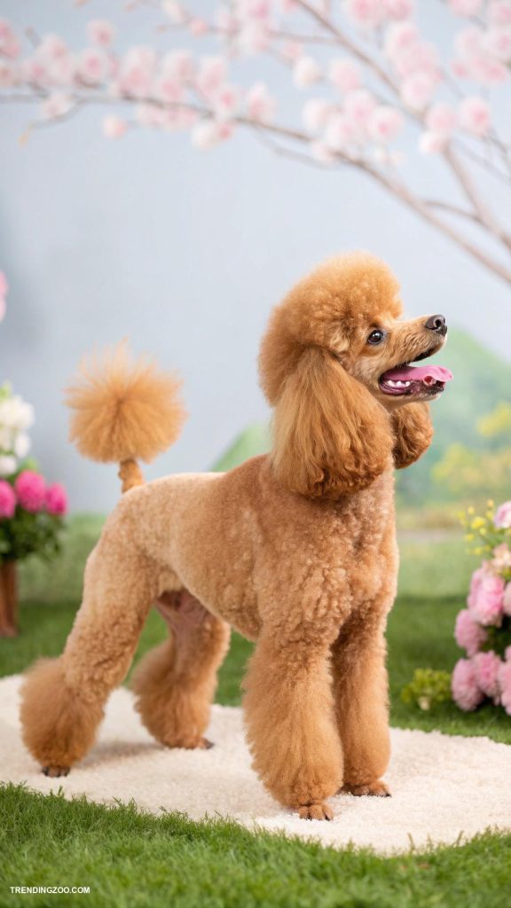 toy poodle haircut styles Artistic geometric cut