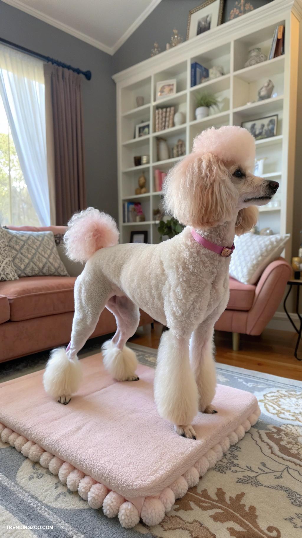 toy poodle haircut styles Dapper continental cut