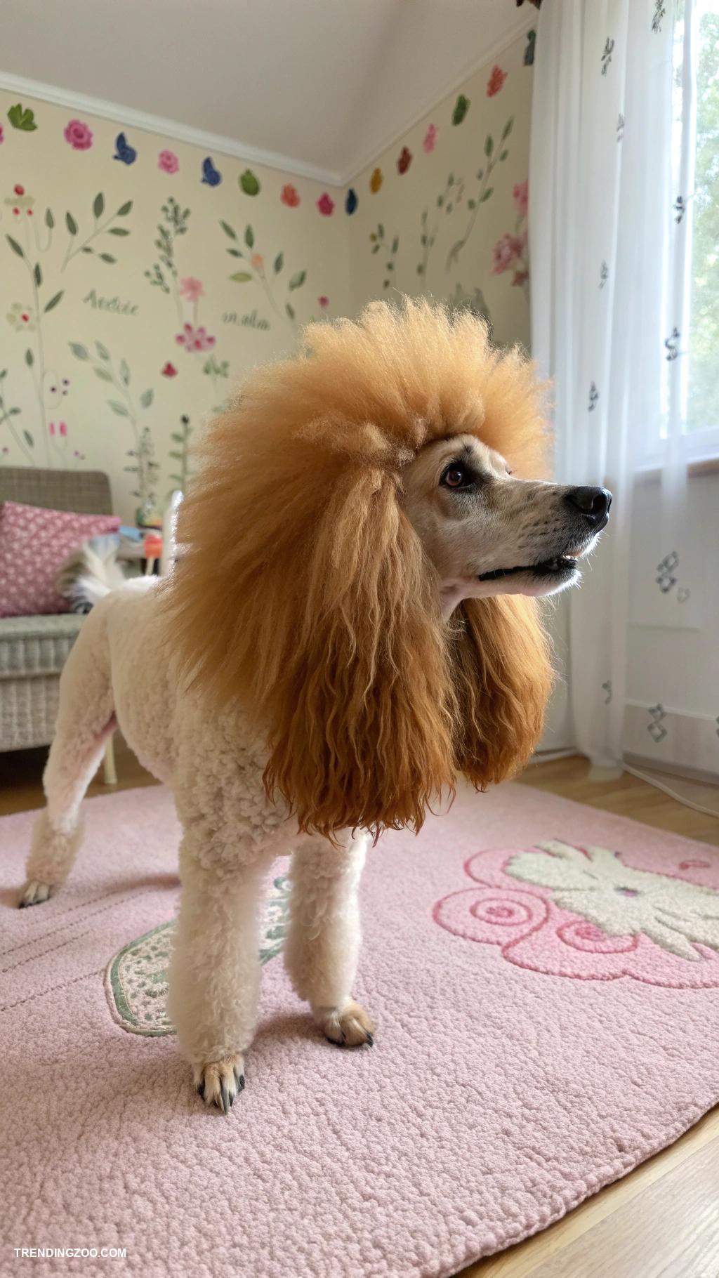 toy poodle haircut styles Sassy lion mane trim