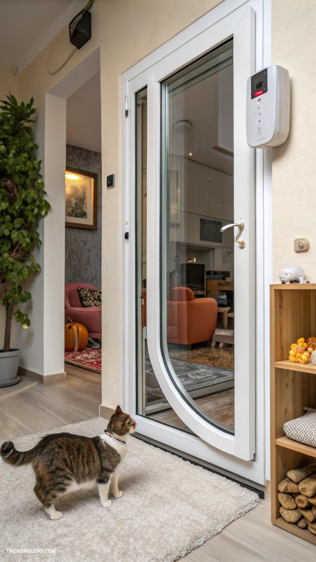 cat door ideas Automatic sensor door for indoor cats