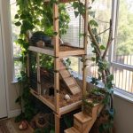 chinchilla cage ideas Vertical garden inspired multi level cage