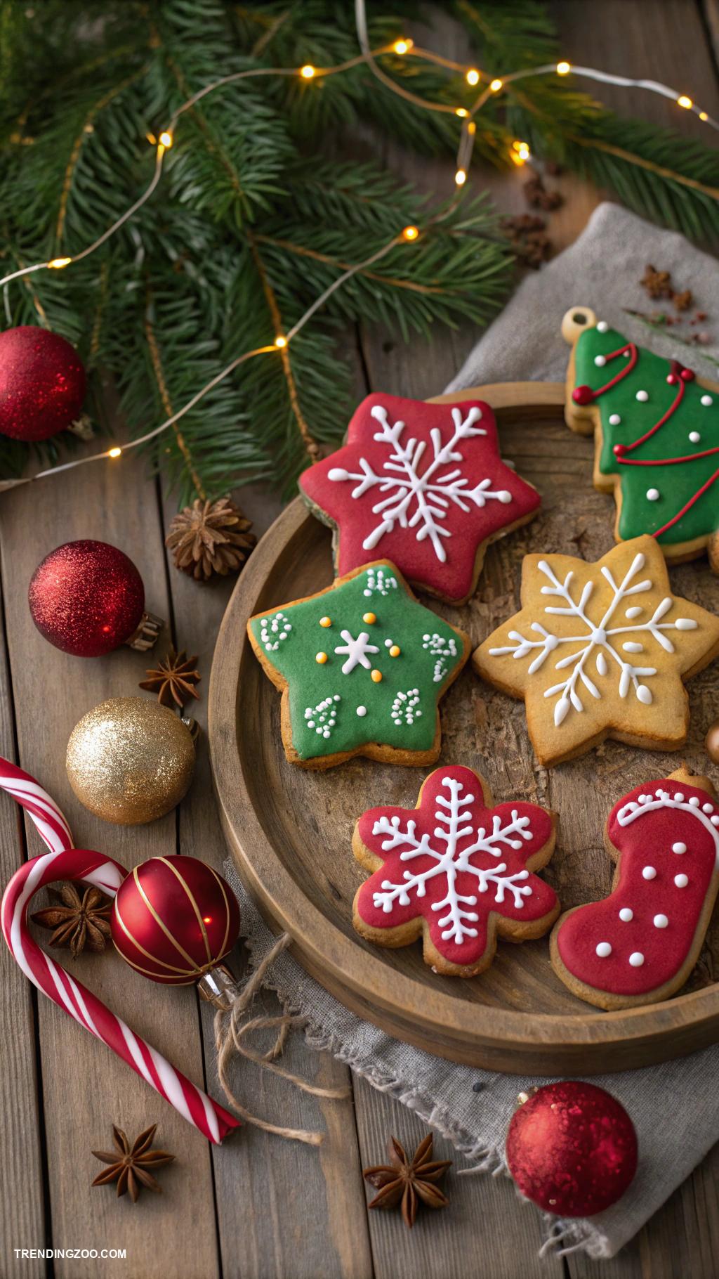 christmas animals Pet friendly holiday treats shaped like ornaments