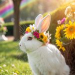 cute bunny pictures Bunny in a flower crown