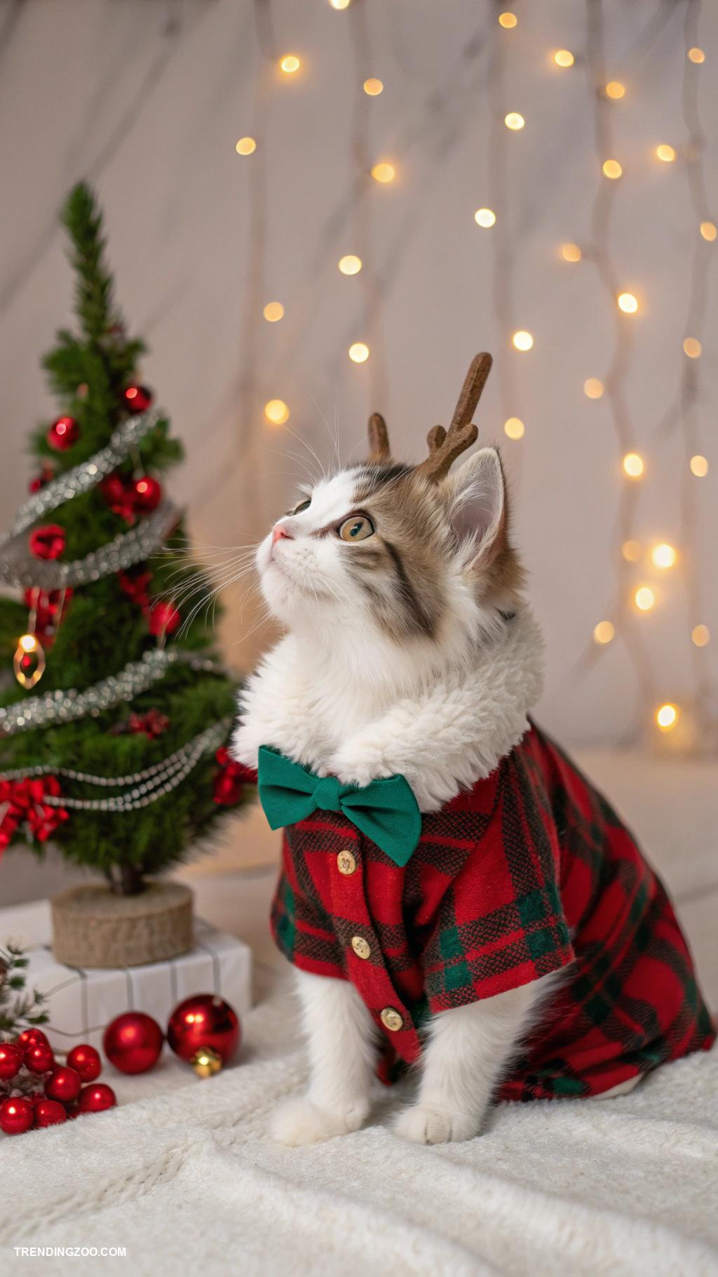 diy kitten clothes Holiday outfits with festive themes