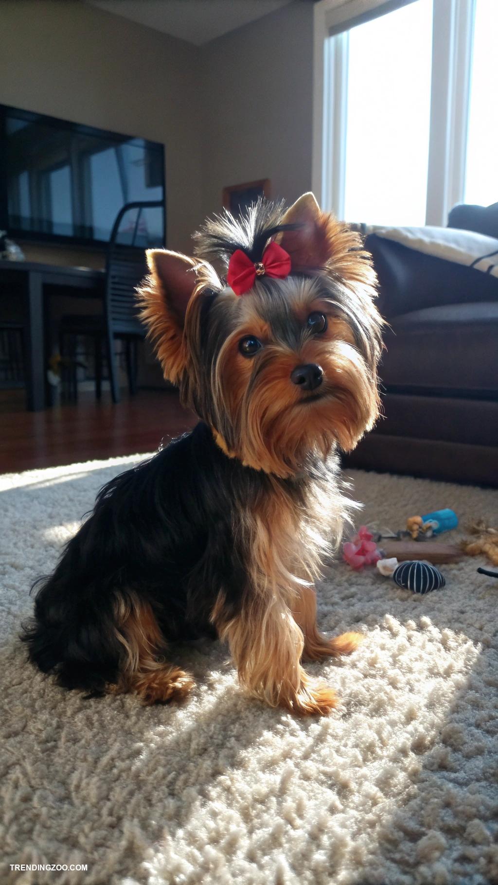 dogs that dont shed Yorkshire Terrier Tiny brave and minimal shedding
