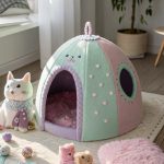 mini cat rooms Stylish cave made from soft felt