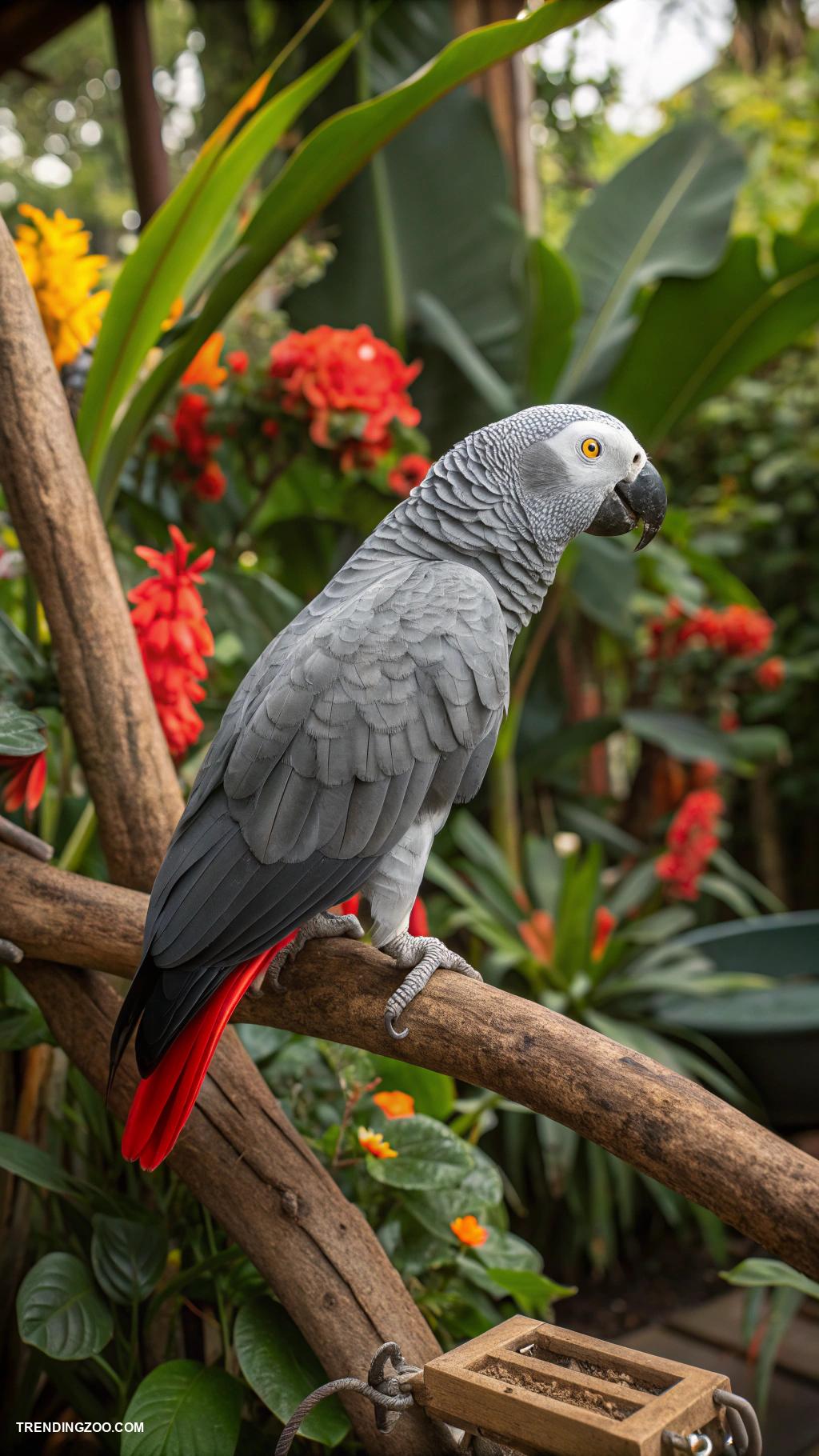 most beautiful birds African Grey parrot and its intelligence
