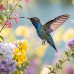 most beautiful birds Hummingbird showcasing enchanting flight patterns