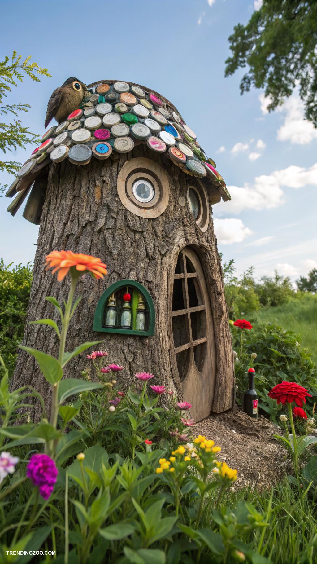 owl house ideas Recycled materials owl homes for eco friendliness