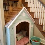under stairs dog area Customized dog house with storage