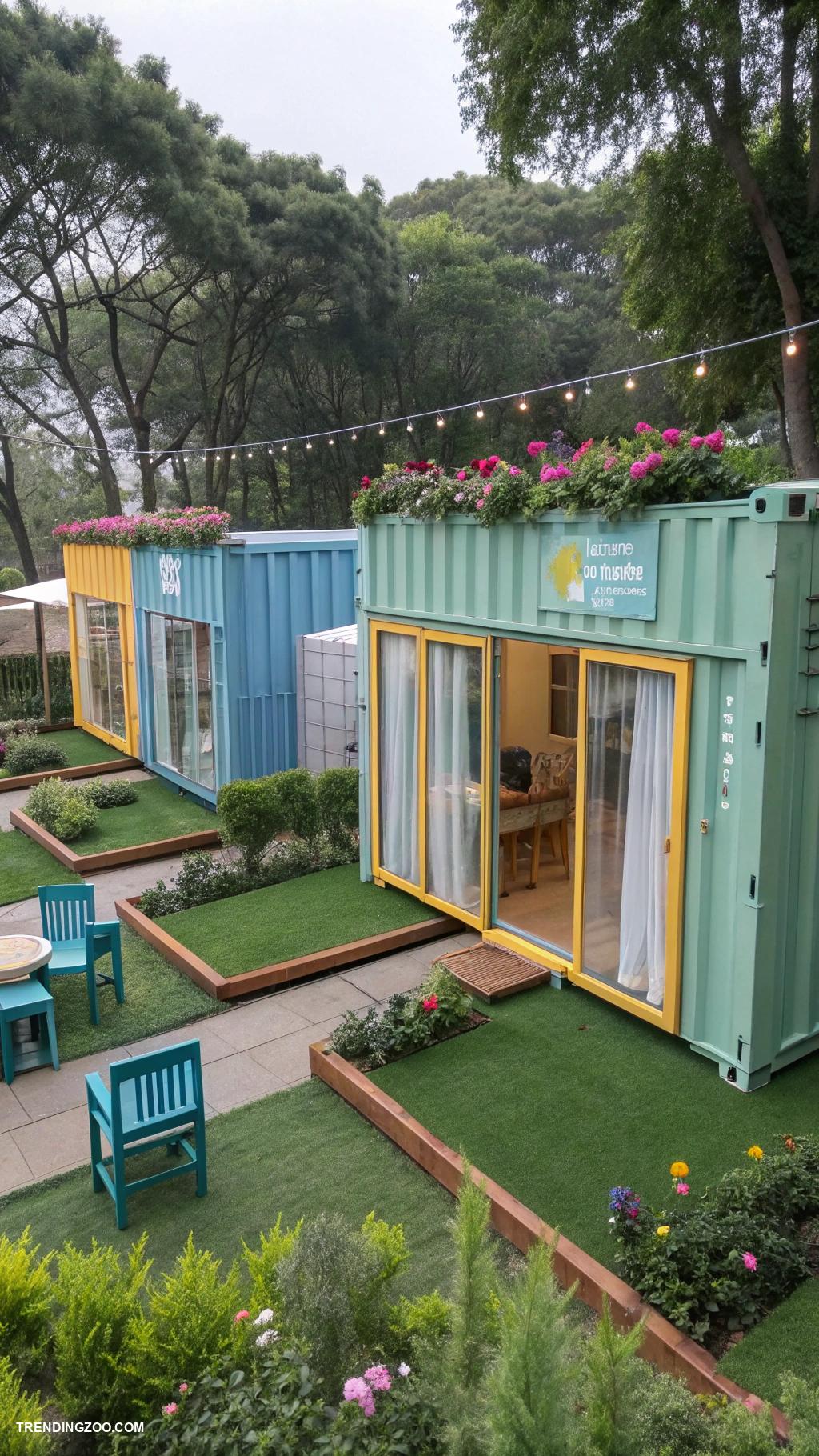 animal rescue shelter designs Converted shipping containers as cozy homes