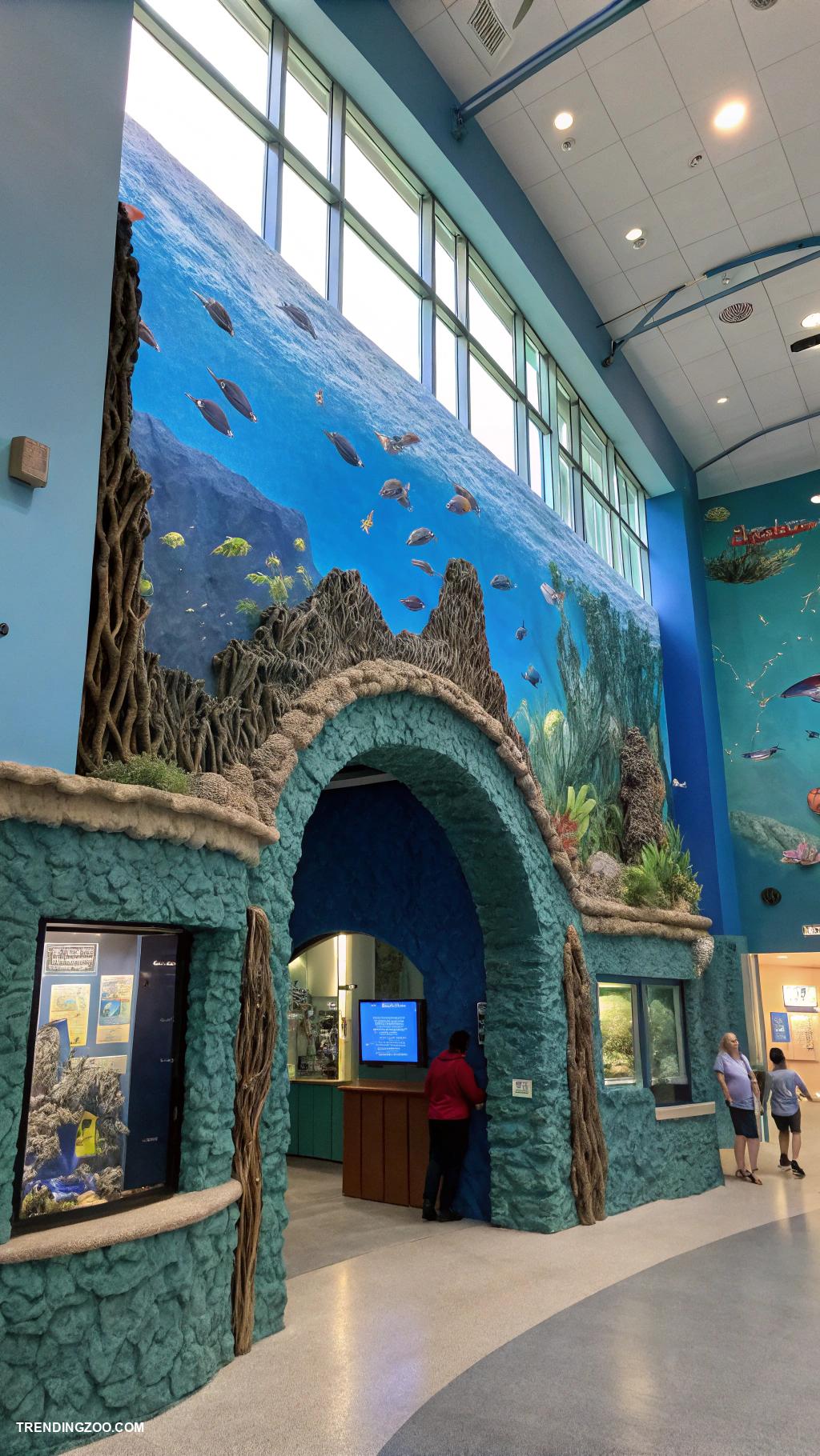 animal rescue shelter designs Underwater themed aquatics adoption center