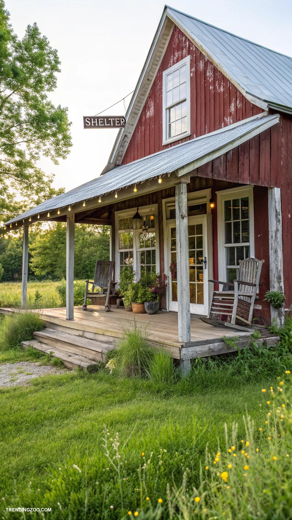 animal rescue shelter designs Vintage barn style shelter with rustic charm