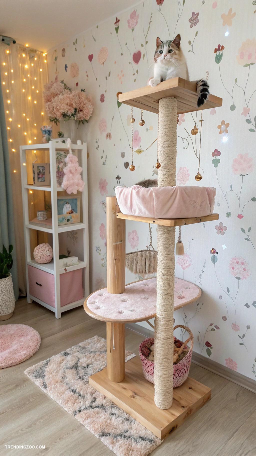 cat girls bedroom ideas Elegant cat furniture as decor pieces