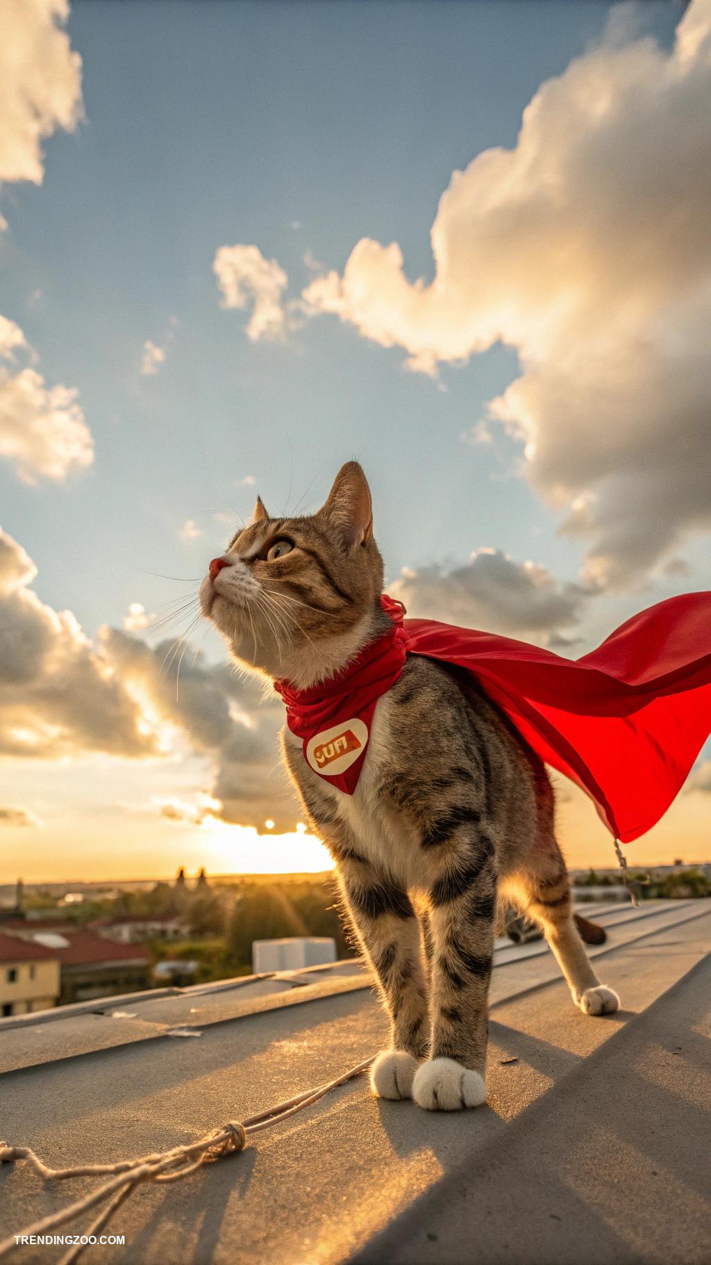 cute cat phone wallpapers Cats dressed as superheroes in capes