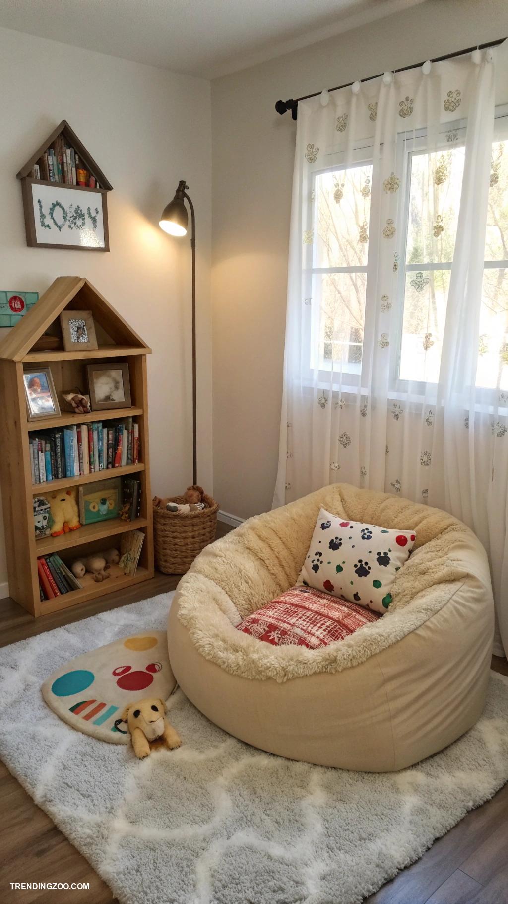dog rooms in house Dog themed reading nook