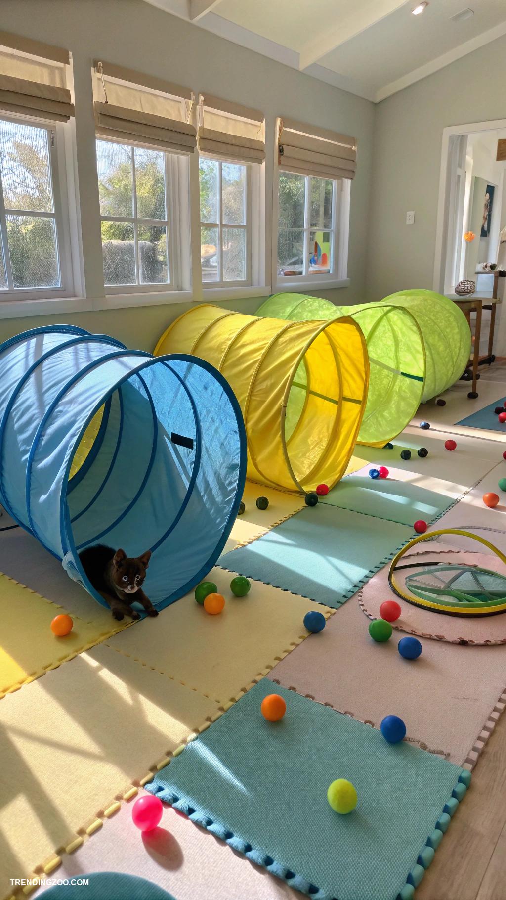 dog rooms in house Playful maze of tunnels