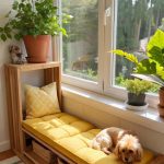 dog window perch ideas Corner shelf for panoramic sunbathing views