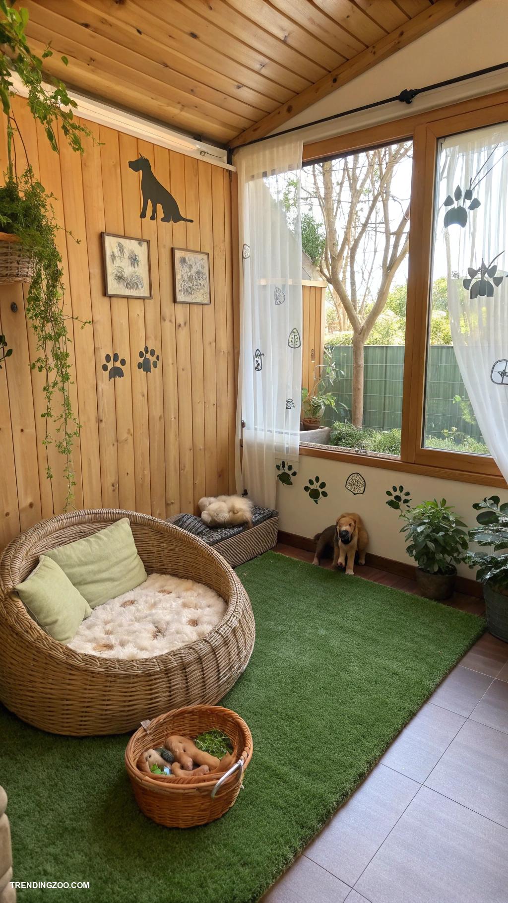 doggie room ideas Outdoor inspired indoor dog space