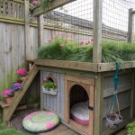 outdoor cat enclosure ideas Under deck cat hideaway with access
