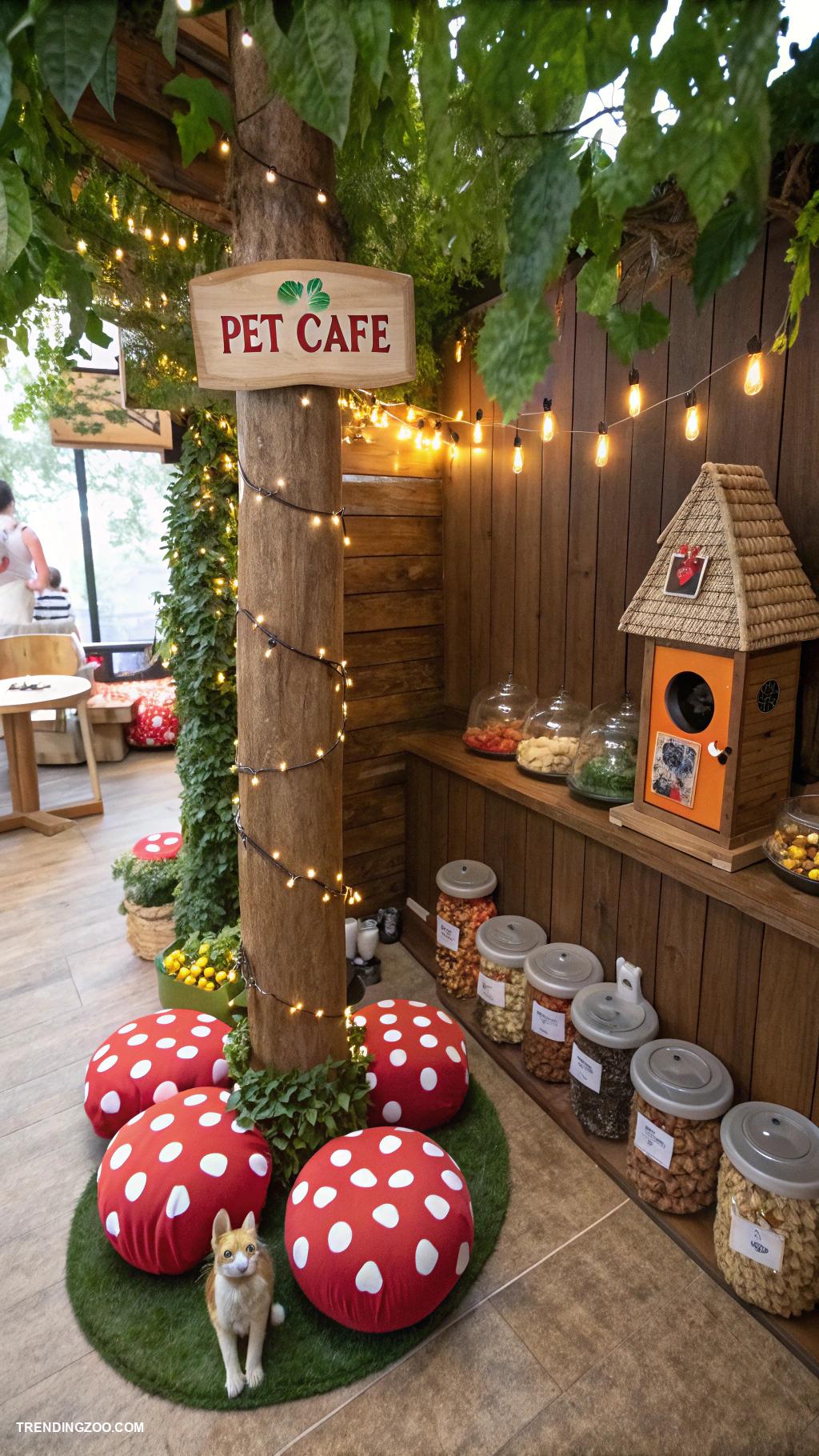 pet lounge ideas Themed pet cafy with treats for all