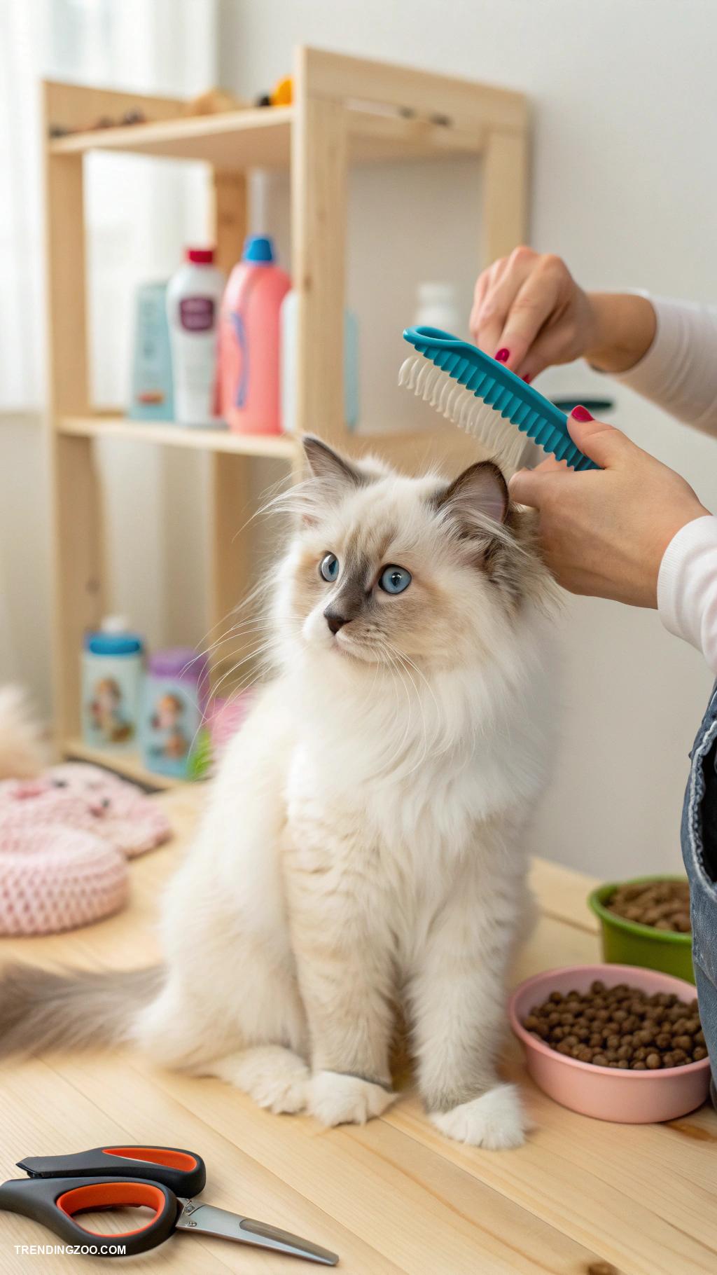 ragdoll kittens Creative grooming tips for Ragdoll kittens