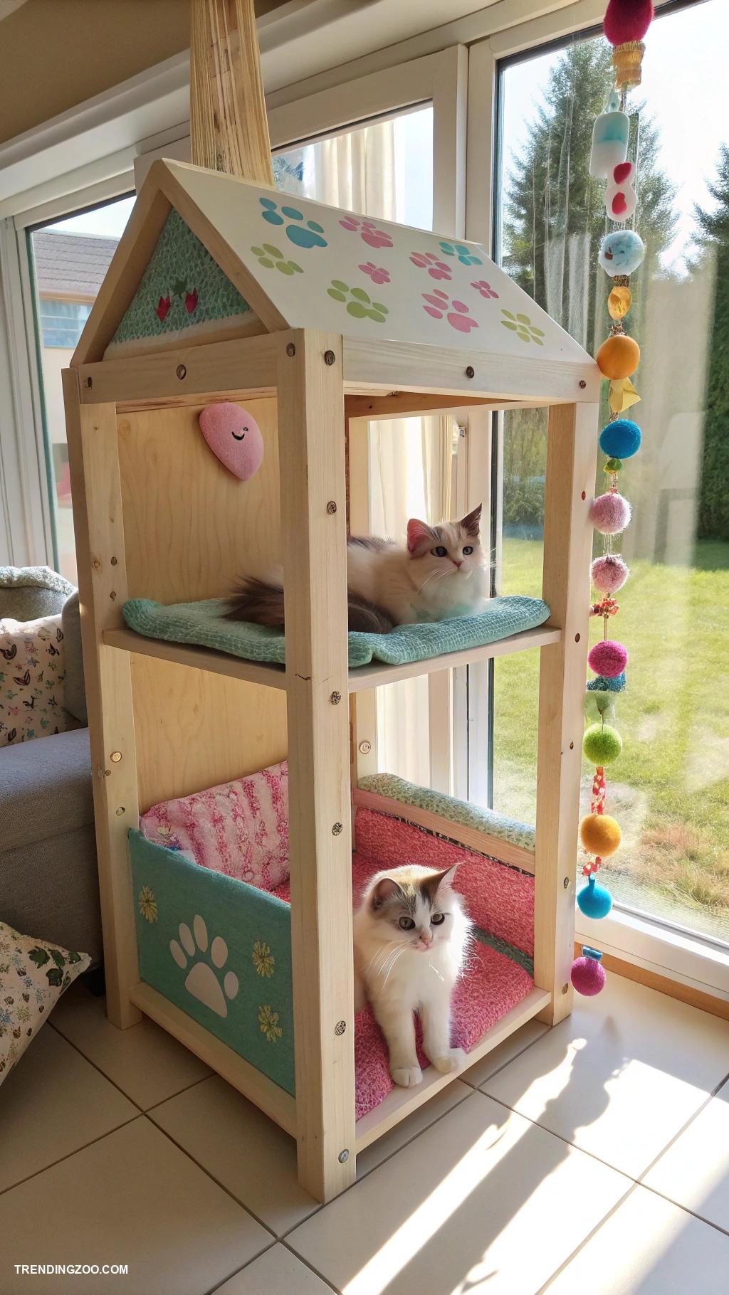 ragdoll kittens DIY Ragdoll kitten playhouse plans