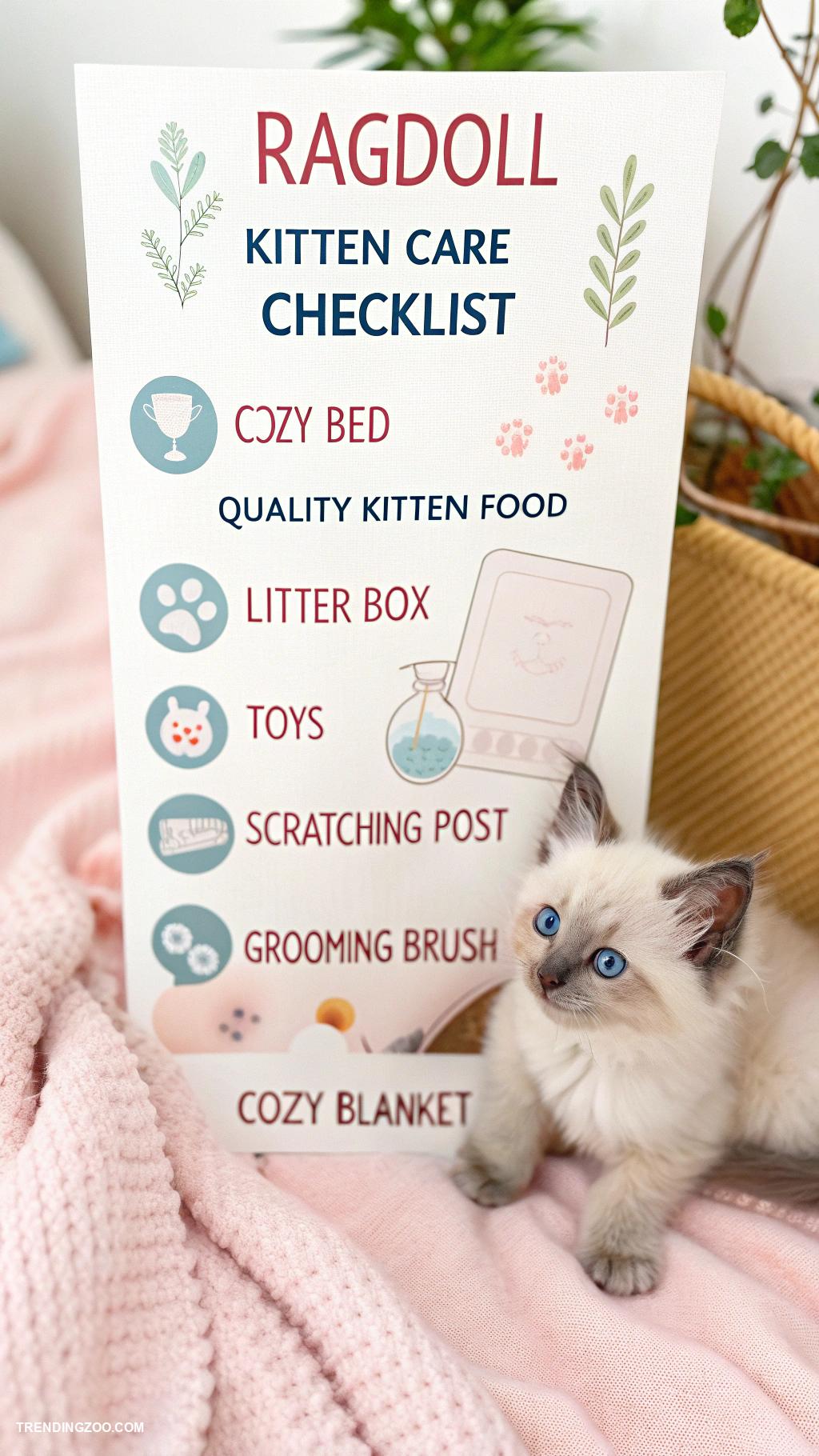 ragdoll kittens Ragdoll kitten care essentials checklist